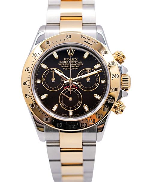 rolex daytona black dial yellow gold|rolex daytona preisentwicklung.